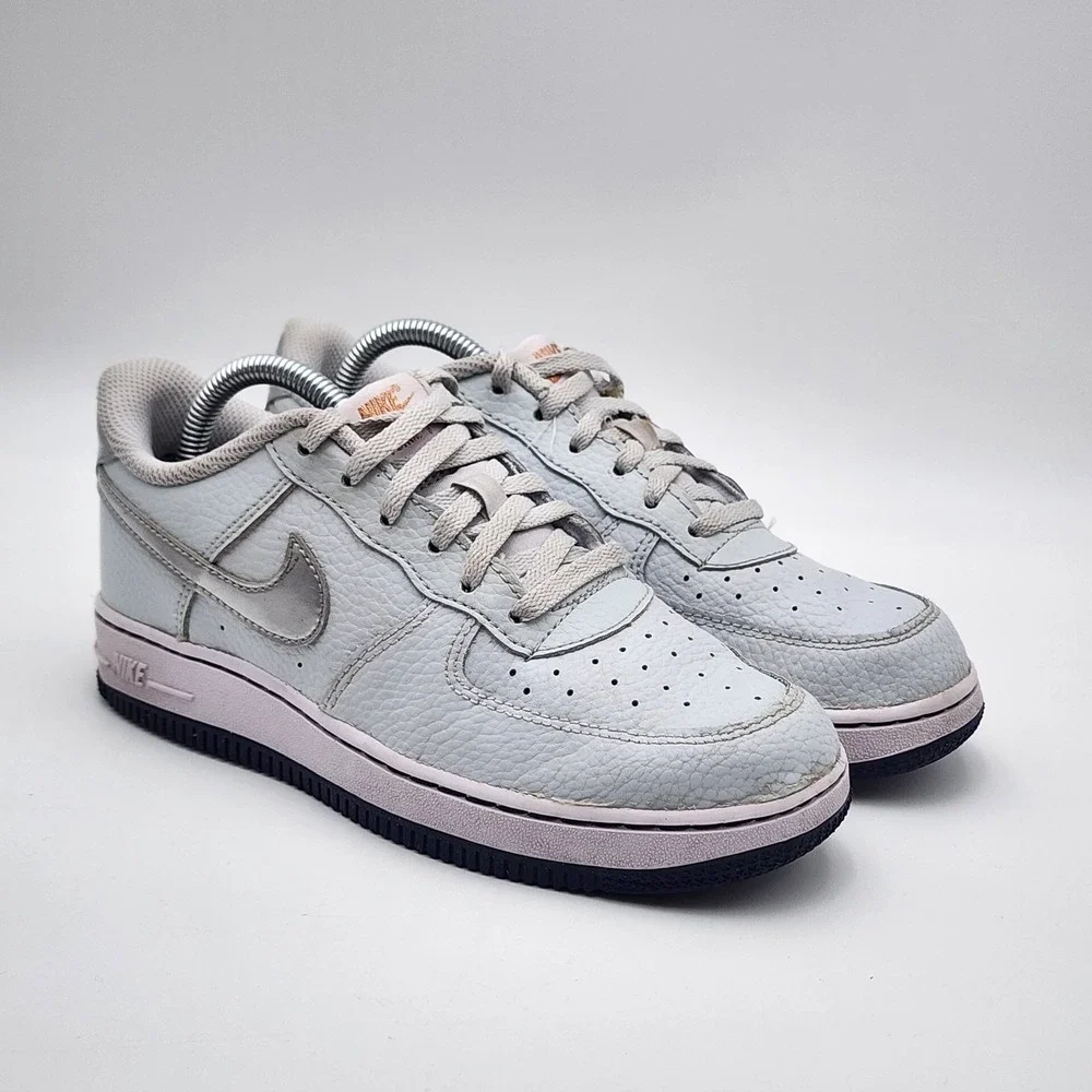 Nike Force 1‎ Kids Size 3Y Light Blue/Gray CZ1685-004 Child Sneakers Shoes READ